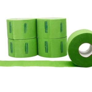 L3VEL3 Papier Col-Crêpe Vert : 5 rouleaux x 100 bandes